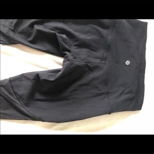 Lululemon size 4 barre pant. Mesh and labor cut